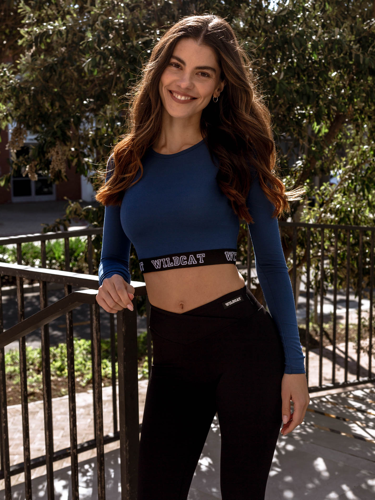 WILDCAT Luxe LS Crop - Indigo